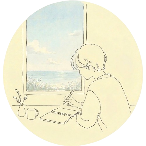Compass Note運営者ちかこのプロフィールイラスト